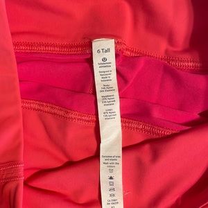 Lululemon Pink lost in pace skirt